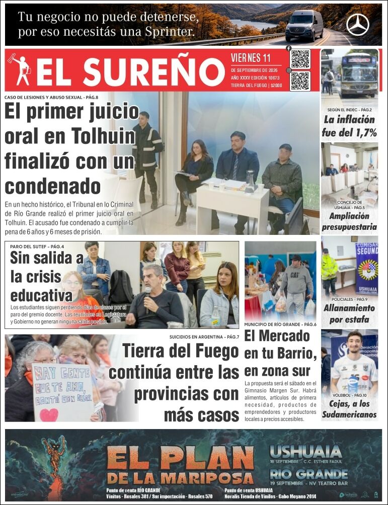 Media Panel - Developments and Systems | SOMOS ENTRE RIOS - Tapa del diario El Sureño